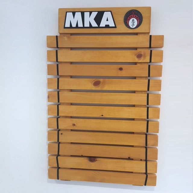 Musuko Karate Academy Bespoke Belt Rack